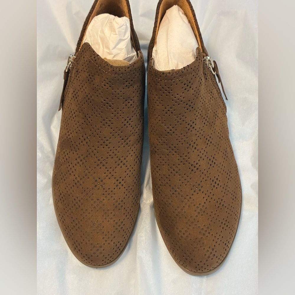 American Lifestyle  Brown Suede Ankle Boots